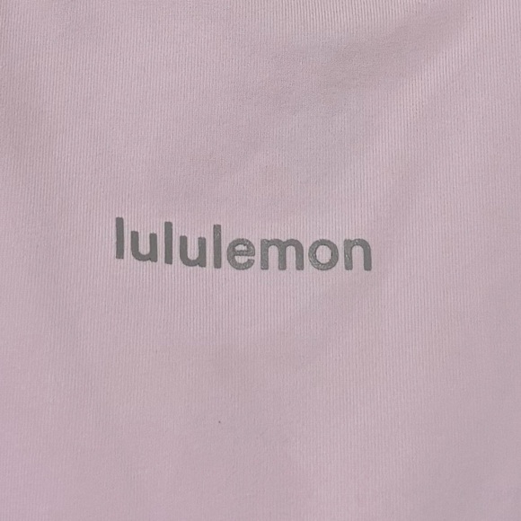 NWT Lululemon Pace Crush Cross Back Graphic Tank Top In Pink Organza Size Small - Picture 3 of 7